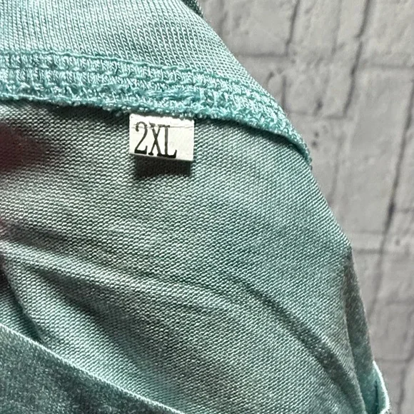 Halloween Graphic Tee in Blue Tie-Dye - Picture 2 of 2